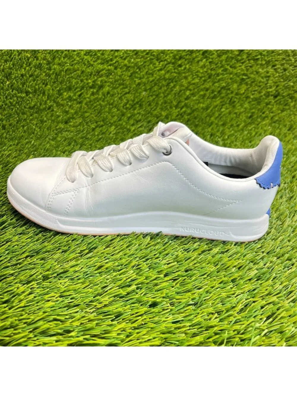 Kuru Roam Classic Court Womens Size 7.5 White Athletic Leather Shoes Sneakers